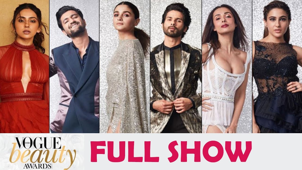 Vogue Beauty Awards 2019 | Alia Bhatt, Shahid Kapoor, Sara Ali Khan, Kriti Sanon - Full HD Video