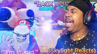 CAN YOU BACK UP MARIO PLEASE | Mario Plays: SUPER MARIO 3D LAND!!!!! | (Skylight Reacts)