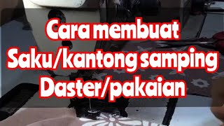 Cara Membuat Kantong Samping Daster Atasan