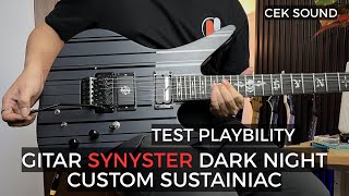 PLAYBILITY DARI GITAR SYNYSTER GATES DARK NIGHT CUSTOM