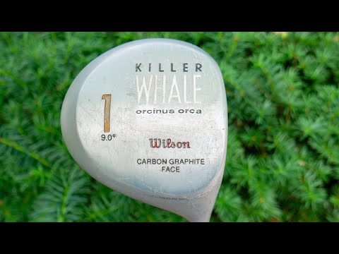 1994 Wilson Killer Whale Carbon Graphite Face Driver - The Vintage
