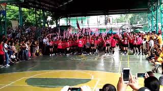 Kin Yang Academy: Cheer Dance Compition (junior) Pink Falcons Intramurals 2017-2018