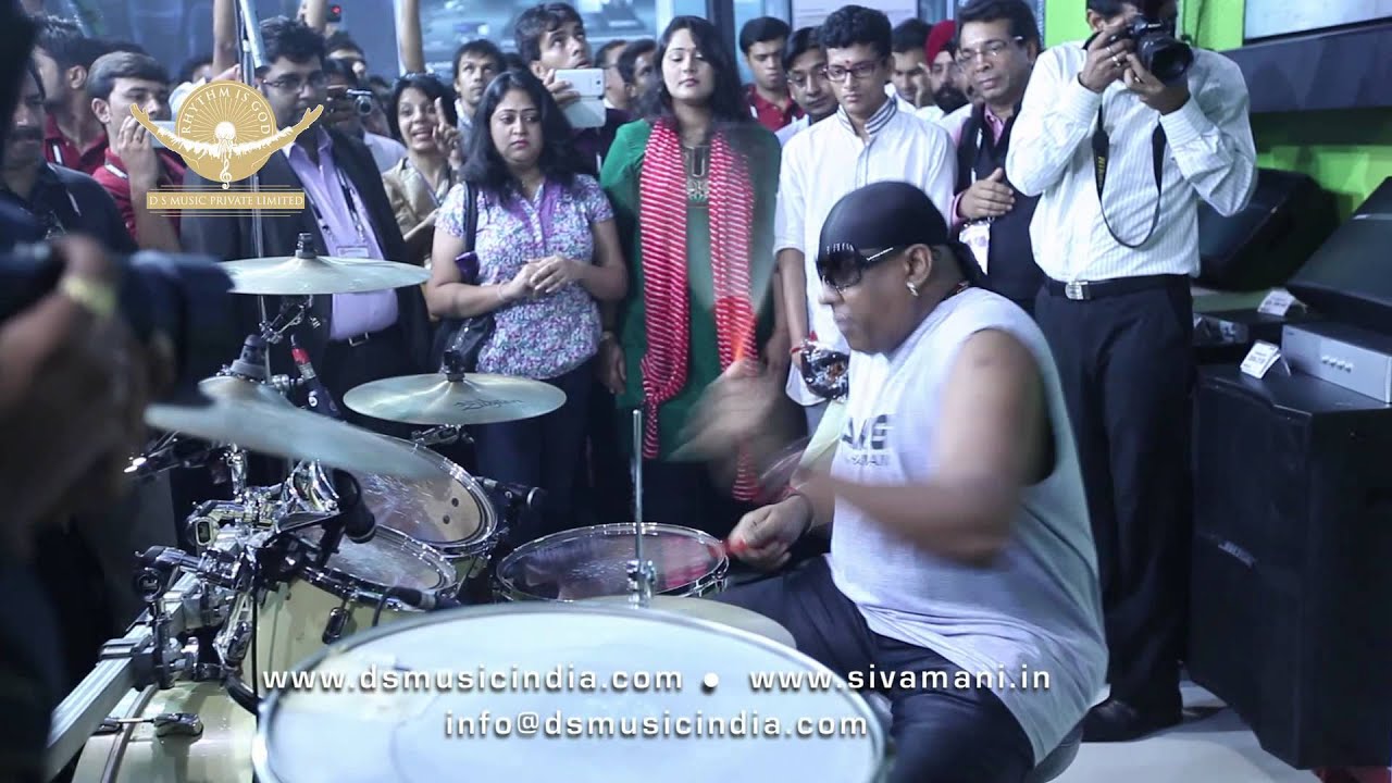 Sivamani Jamming in Palm Expo 2013 - DS MUSIC