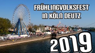 Fruhlingvolksfest in Koln Deutz 2019 Impressionen alle Fahrgeschafte uvm