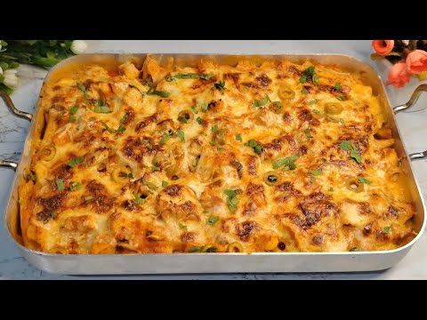 قنبلة رمضان 2026 خلاص فى دقيقته عشاء خفيف و سهل يتقاطر بالبنة 