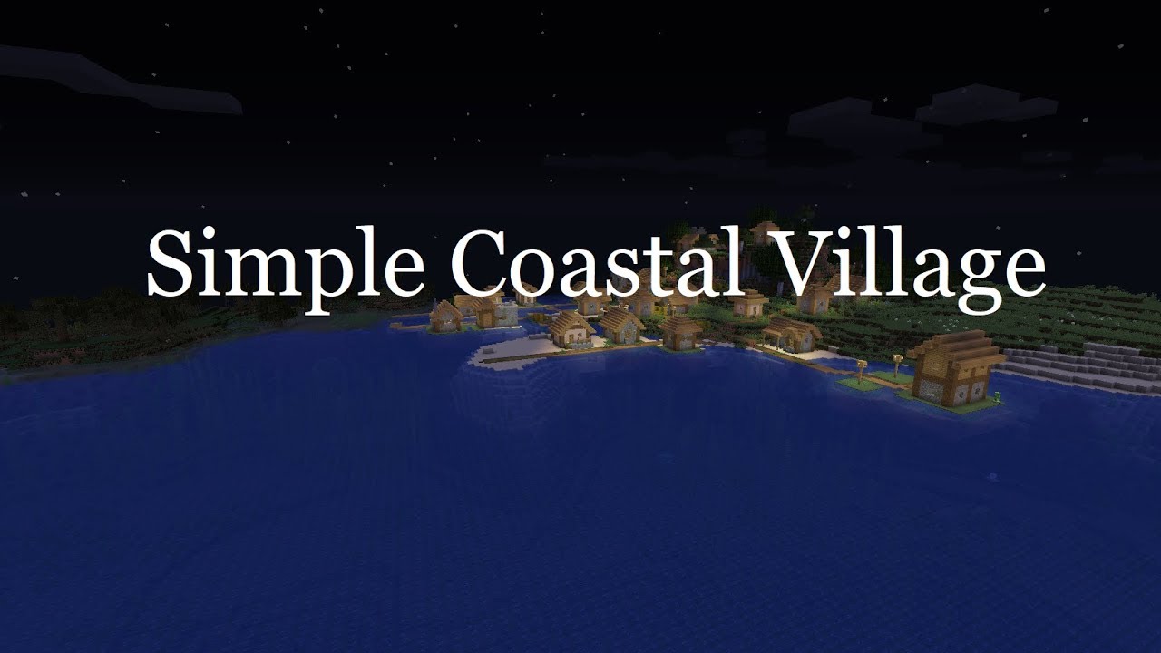 Minecraft Coastal Village House