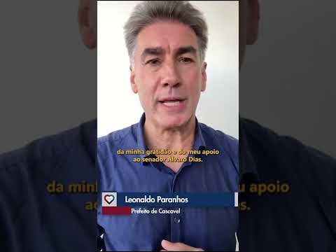 "Não podemos perder a experiência de Alvaro Dias no Senado"