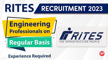 RITES recruitment of Engineering professional on Regular basis | RITES Advertisement 2023