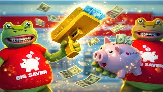 The Money Gun Update! The Golden Money Gun The Amazing Frog 59 screenshot 4