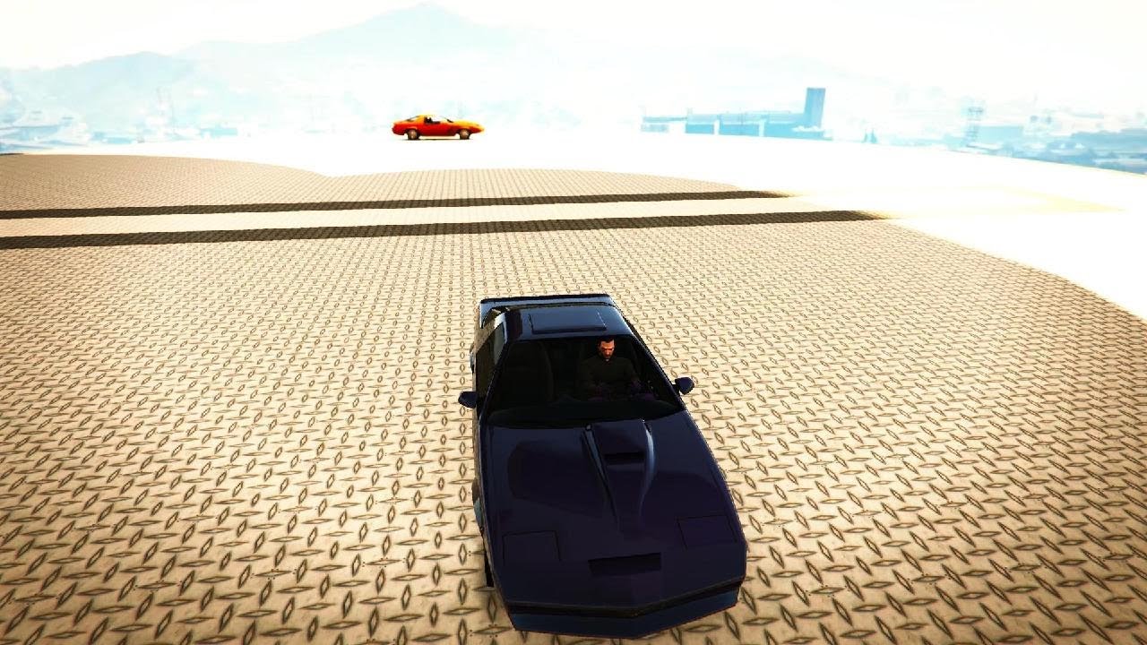 Grand Theft Auto V Mega Ramp race - YouTube