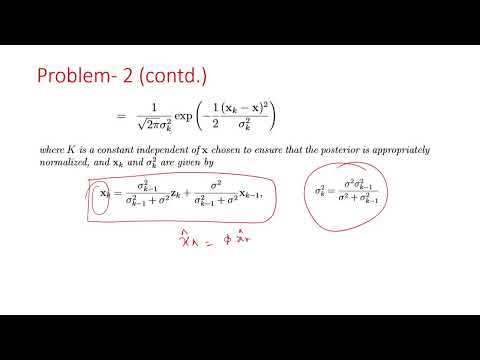 Lecture 41: Recursive Estimation using Bayes principle