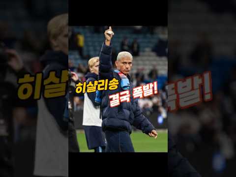 “내 미래 내가 결정한다” 히샬리송, 토트넘에 초강수