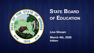 SBOE  Meeting March 4th 9:00am