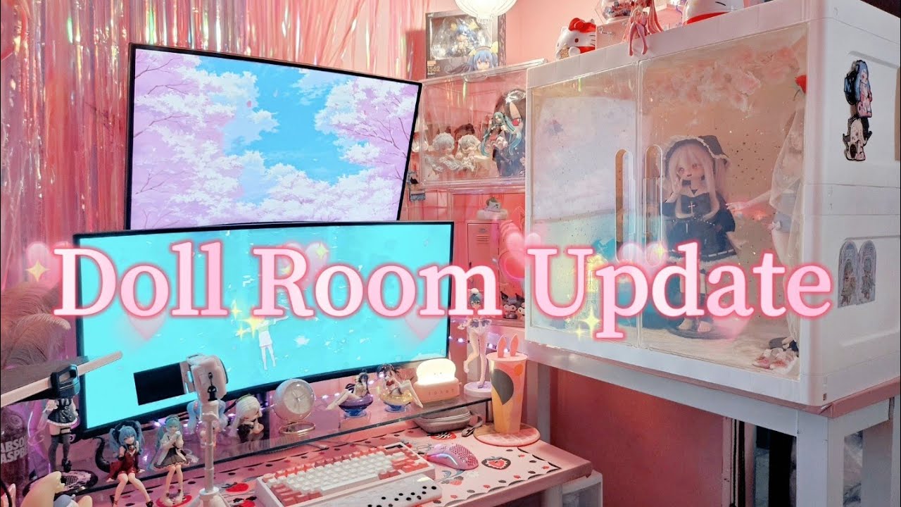 Doll Room Update✨(2024) ♡ BJD Tutorial DIY Setup ♡ Cute Cozy Aesthetic🌸 Room Tour