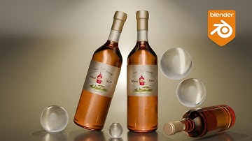 Blender Tutorial: How to Model and Render a Realistic Wine Bottle