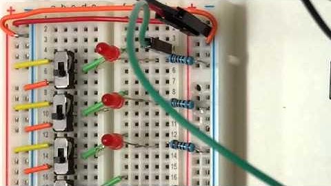 Breadboard To Cyclone II Wiring