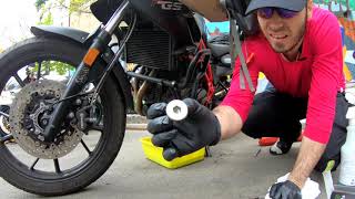 Oil change 2017 BMW F700GS