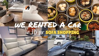 Singaporean Renting a Car in JB 🇲🇾 for Sofa Hunting at V Haus, Ibenz & More | JB 2D1N Vlog