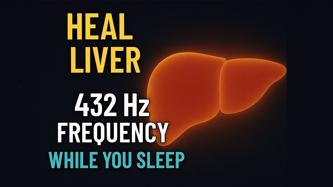 Liver Healing Sleep Meditation with 400 Hz Frequency | Guided Nighttime Healing