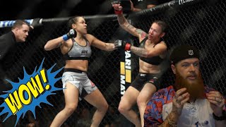 Top 10 Women's TKO Finishes || UFC REACTION