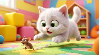 Meow Meow Billi Karti Meow मयऊ मयऊ बलल करत मयऊ Best Hindirhyme For Kids