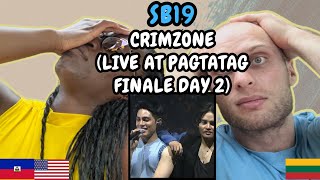 REACTION TO SB19 - Crimzone (Live at PAGTATAG Finale Day 2) | FIRST TIME WATCHING