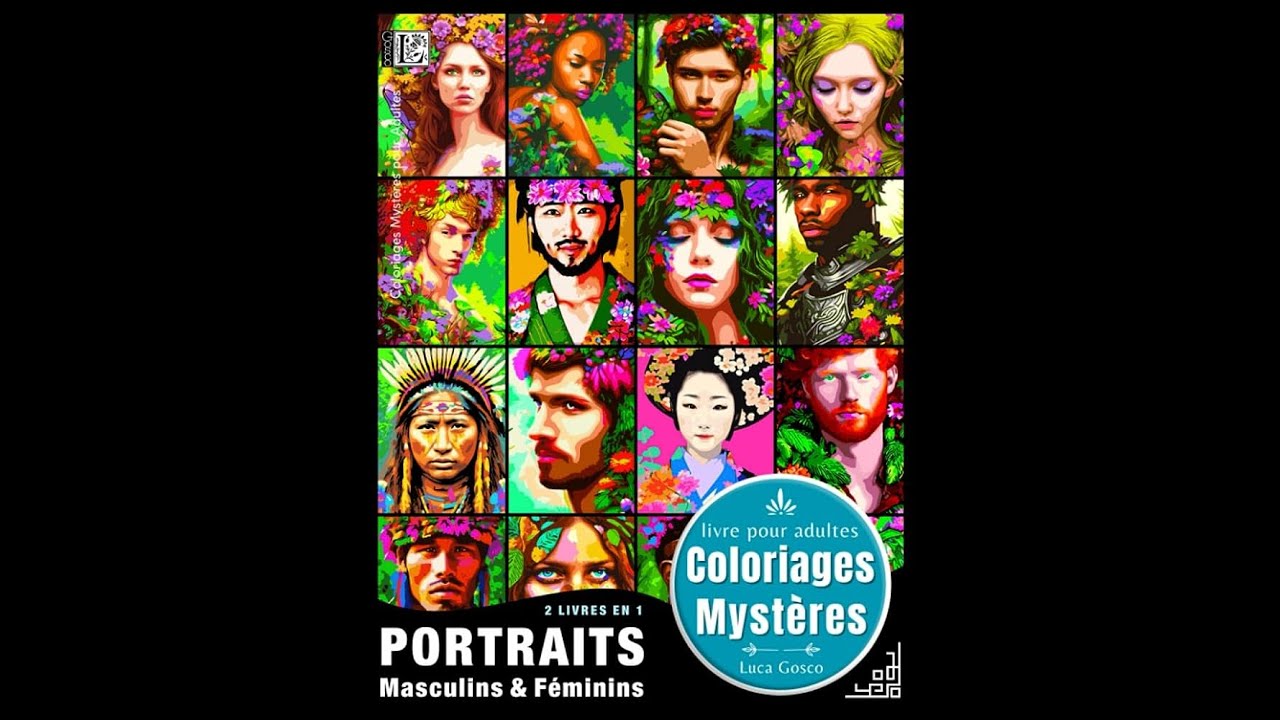 Coloriages mysteres Disney - Portraits [Book]