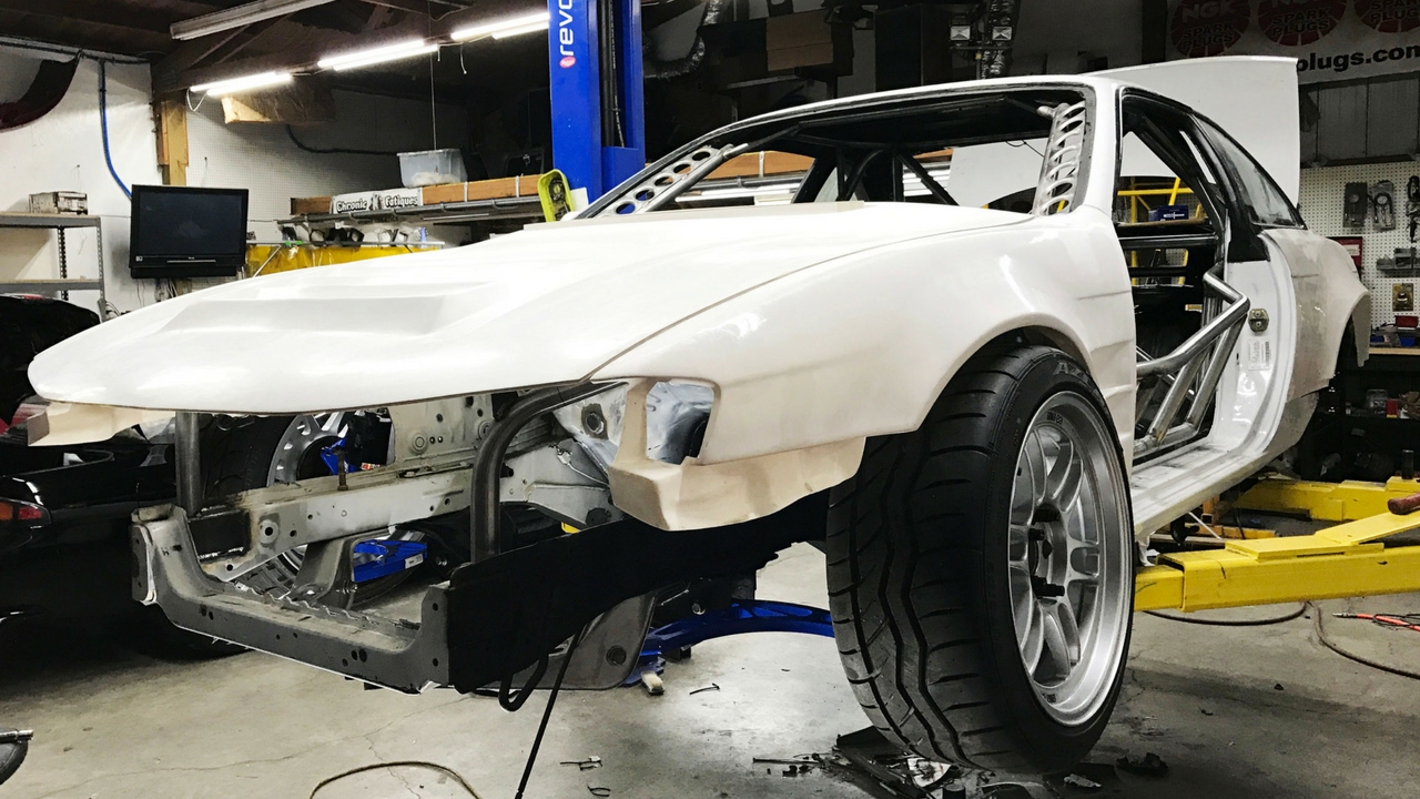 WISEFAB ANGLE KIT AND SUSPENSION INSTALLED ON THE S14!