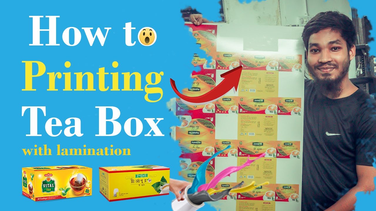 How to Tea Packets Printing By Maraj Printing Press Bd YouTube