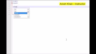 HTML Basic Course - Writing the syntax - 2