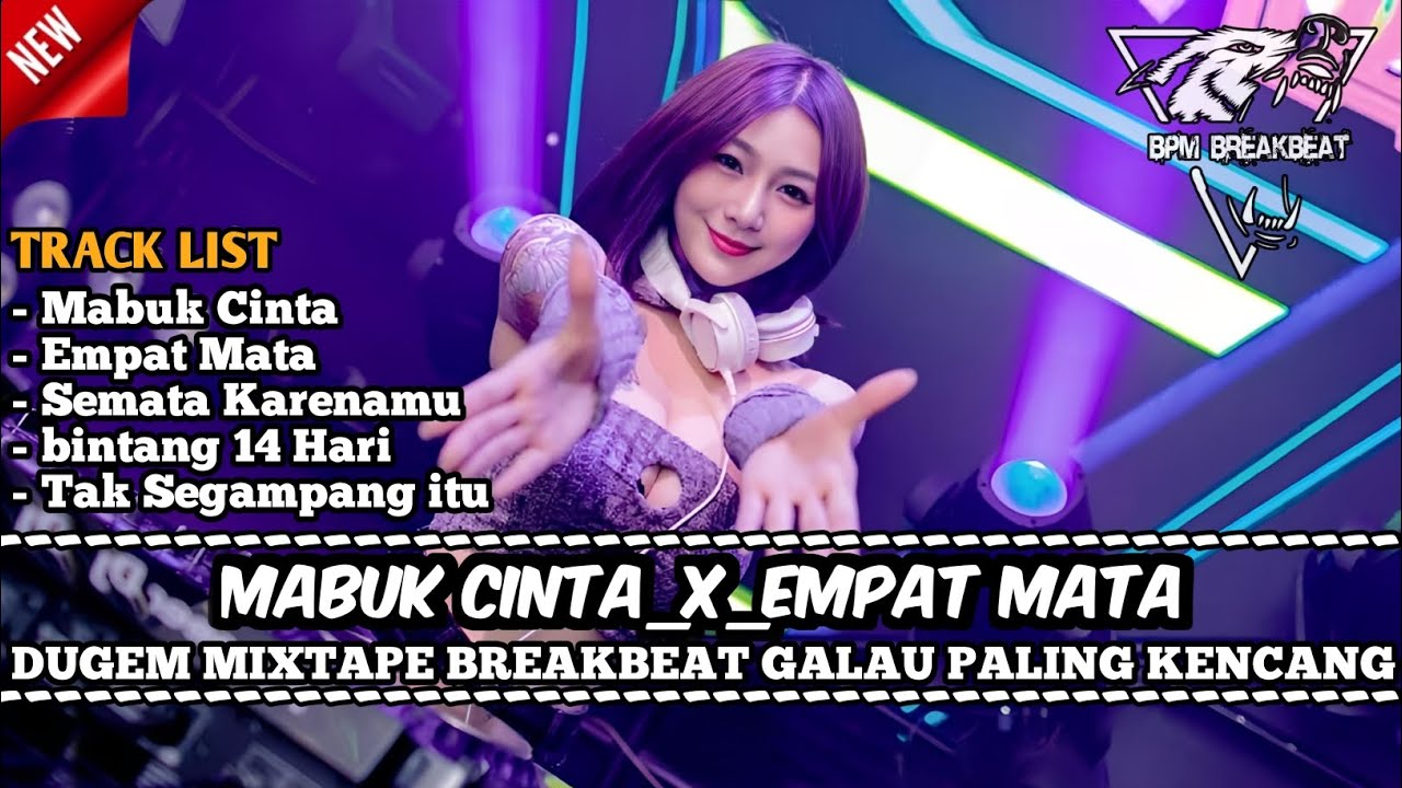 DJ BREAKBEAT MABUK CINTA TERBARU 2025 | DUGEM MIXTAPE BREAKBEAT GALAU PALING KENCANG FULL BASS
