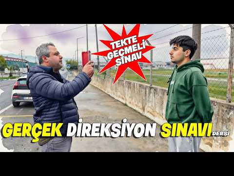 TEKTE GEÇMELİ DİREKSİYON SINAVI DERSİ-AZ KALSIN KALIYORDU #direksiyonsınavı