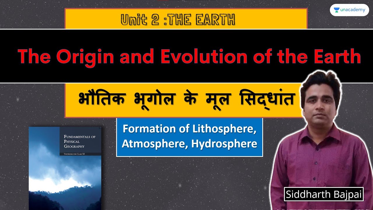 Development of Lithosphere, Atmosphere & Hydrosphere |Fundamental of Physical Geography 11  UPSC CSE