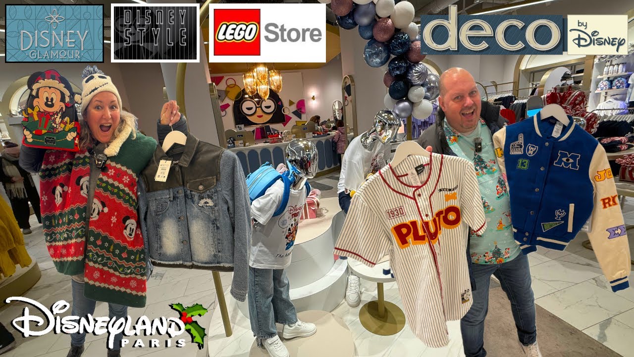 NOUVEAUTÉS MERCH À DISNEYLAND PARIS DANS LES BOUTIQUES AU DISNEY VILLAGE