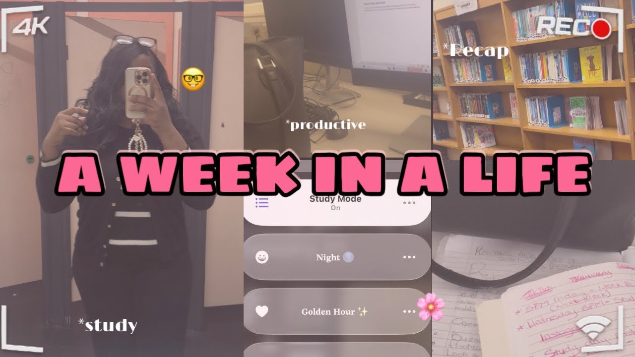 A Week in My Life | School| Routines |Reset & Productivity 🌸🫧🤍