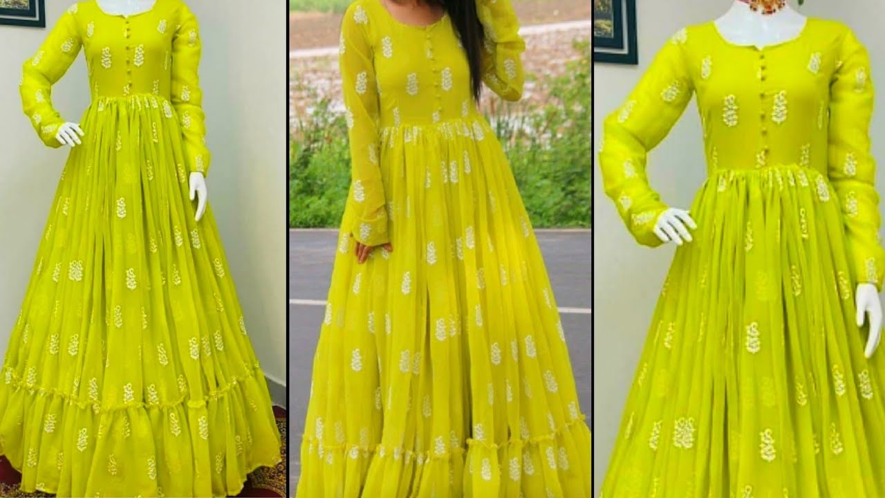 Designer High low Dori Waist Kurti/ Dress Design Cutting And Stitching  Tutorial In Hindi/ Frock DIY - YouTube