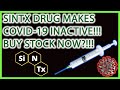 SINTX TECHNOLOGIES STOCK DRUG MAKES COVID-19 INACTIVE?!!! BUY NOW?!!(SINT)🚨BIOTECH STOCKS ANALYSIS!🎯