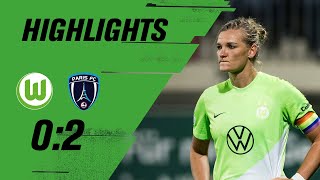 Aus gegen Paris | Highlights | VfL Wolfsburg - Paris FC