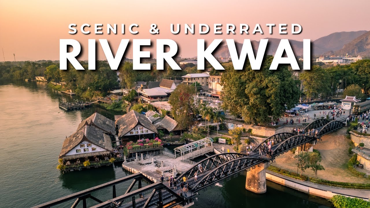 KANCHANABURI 🇹🇭 Best Views of the River Kwai Bridge & Death Railway PART 1 | Thailand Vlog