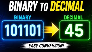 Binary to Decimal Conversion Made Easy | Data Representation