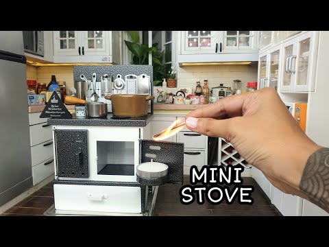 Real working miniature stove / Miniature kitchen stove for cooking tiny  food / MINI STOVE / ASMR 