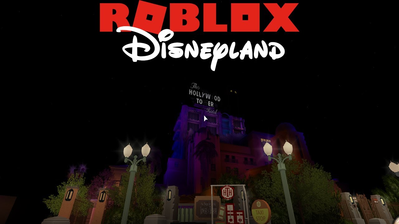 Roblox Disneyland The Tower Of Terror Youtube - disneys v square downtown disney roblox
