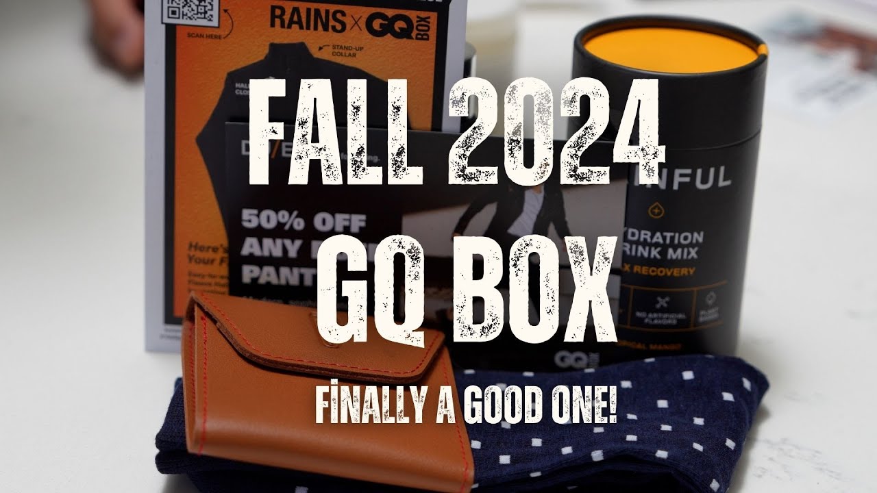 Unboxing GQBox Fall 2024. Its finally a good one!