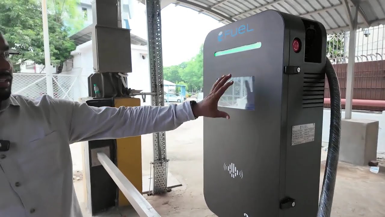 EFUEL EV CHARGING STATION IN SBI Headquarters, Bhopal | How to Charge EV with DC Charger | 30KW DC