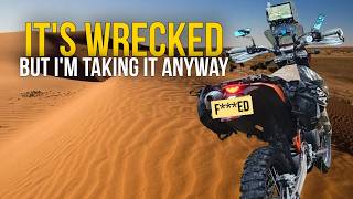 I Bought The WORST KTM In Australia To Ride Alone Into The Desert