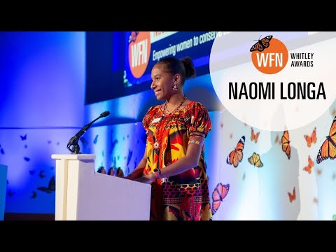 Naomi Longa This Is About Women Power 2024 Whitley Award Speech