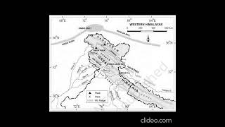 Peaks,Rivers, mountain ranges of Eastern Himalayas Map, Northern Himalayas map