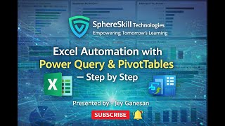 Excel Automation with Power Query & PivotTables – Step by Step