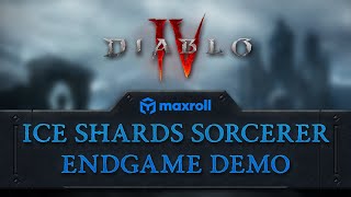 Ice Shards Sorcerer Endgame - Diablo 4