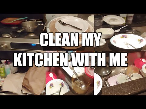 Clean my kitchen with me